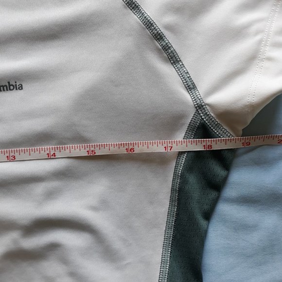 Columbia Omni Freeze White & Green Tee - Picture 9 of 9